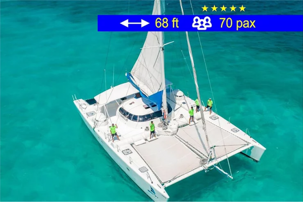 Catamaran Tours Gran Grupo Cancun 68 ft / 53 pax