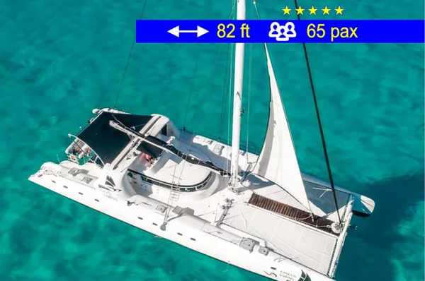 Catamaran Tours Amazing Cancun 82 ft / 65 pax