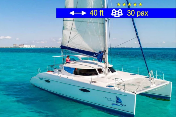 Catamaran Party Tours 40 ft / 30 pax
